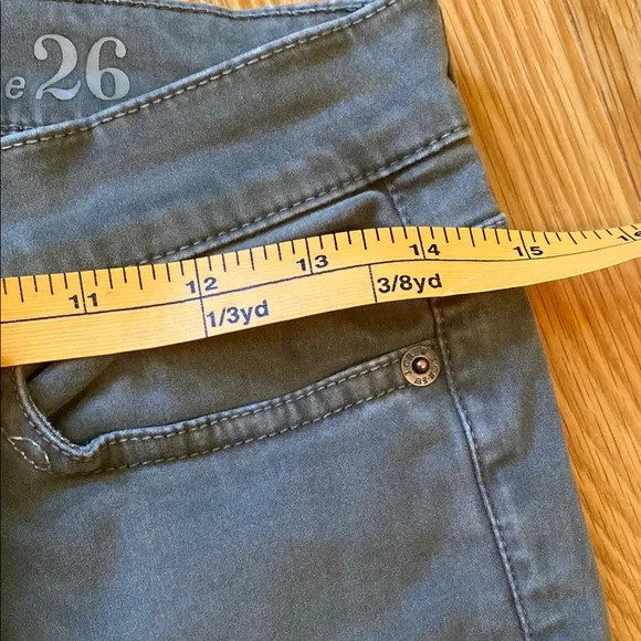 J.Crew “Toothpick” Skinny Jeans – Size 2 • Gray Green - Picture 4 of 7